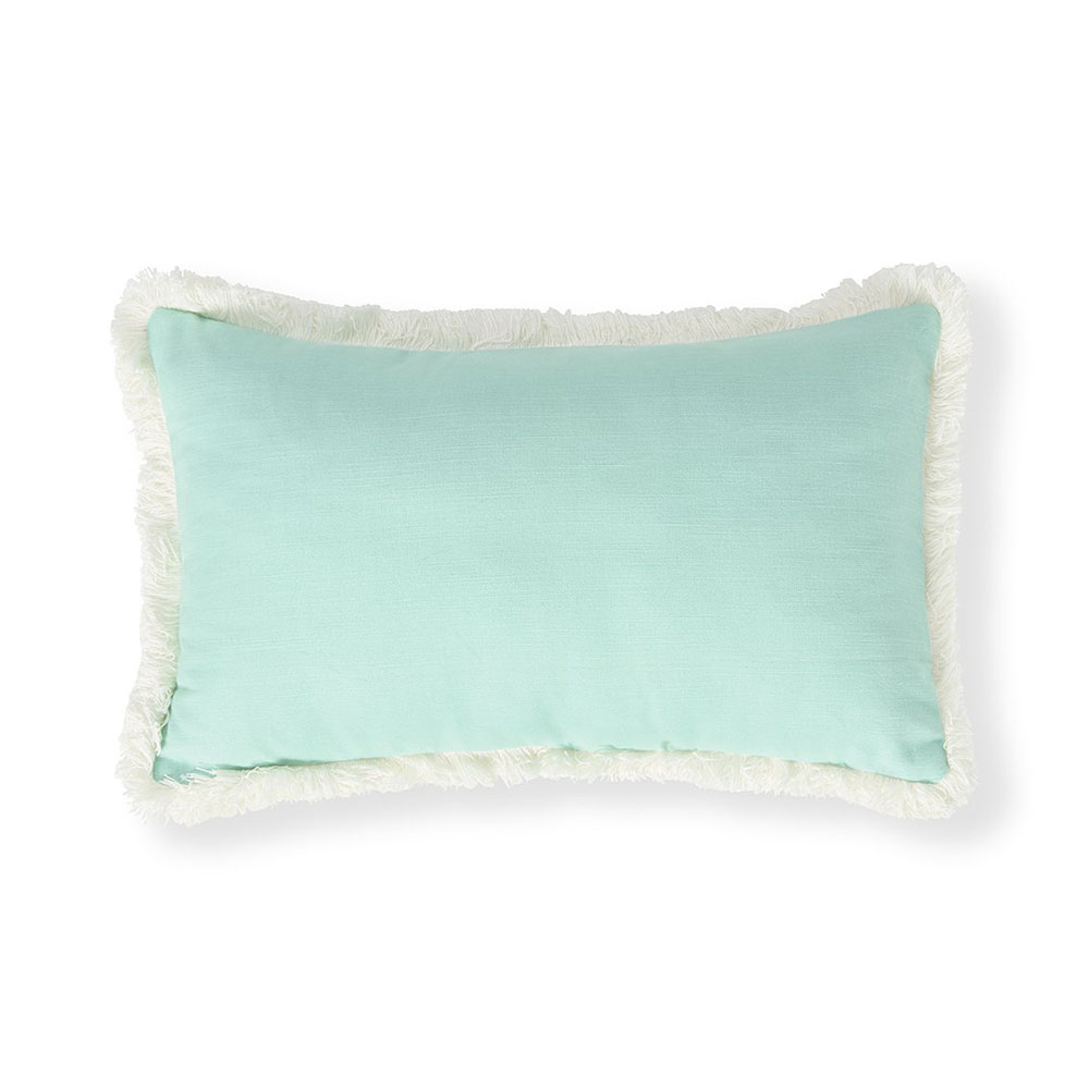 Lexington Linen/Cotton Fringe Prydnadskudde